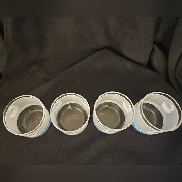 Vintage 1980's Libbey Drinking Glasses 2 Juice Duck Goose Country Farmhouse 3.5" - Picture 6 of 14